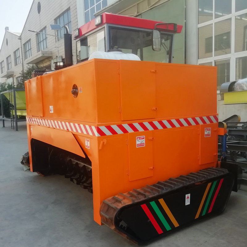 500-700 M3/H Windrow Turner تخمیر کمپوست تجهیزات نوع خزنده